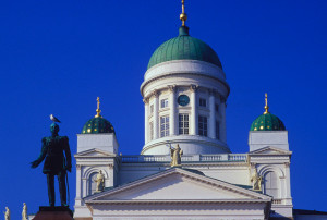 Helsinki Lutheran Cathedral, known as the Tuomiokirkko